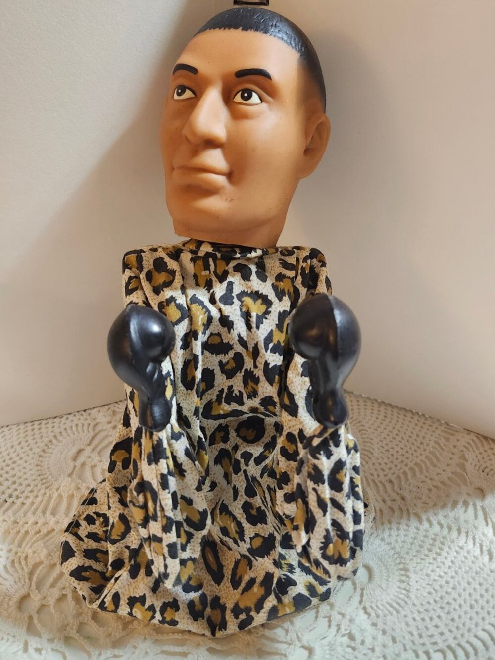 Heart and soul of boxing HBO punching doll